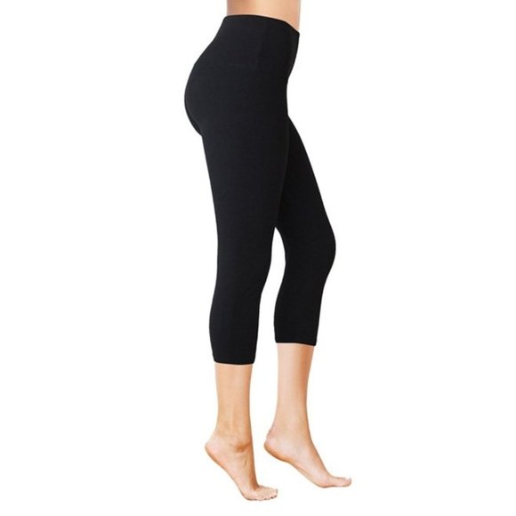 Brushed Tummy Control 5" High Waist Capri - Picture 1 of 11